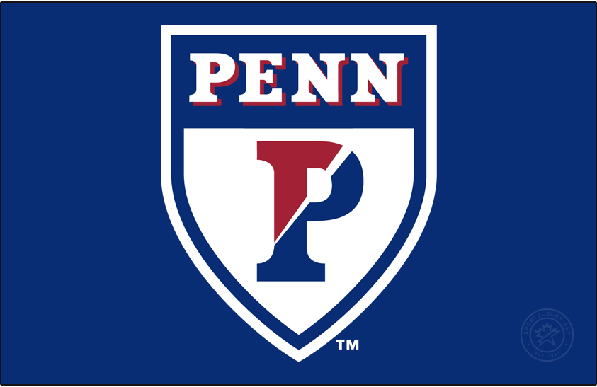 Penn Quakers 2004-2017 Primary Dark Logo diy DTF decal sticker